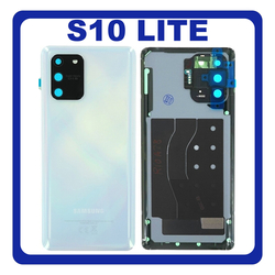 &Gamma;&nu;ή&sigma;&iota;&alpha; Original Samsung Galaxy S10 Lite (SM-G770F, SM-G770F/DS) Rear Battery Cover &Pi;ί&sigma;&omega; &Kappa;&alpha;&pi;ά&kappa;&iota; &Mu;&pi;&alpha;&tau;&alpha;&rho;ί&alpha;&sigmaf; Prism White Ά&sigma;&pi;&rho;&omicron; GH82-21670B (Service Pack By Samsung)