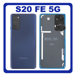 &Gamma;&nu;ή&sigma;&iota;&alpha; Original Samsung Galaxy S20 FE 5G (SM-G781B, SM-G781B/DS) Rear Battery Cover &Pi;ί&sigma;&omega; &Kappa;&alpha;&pi;ά&kappa;&iota; &Mu;&pi;&alpha;&tau;&alpha;&rho;ί&alpha;&sigmaf; Cloud Navy &Mu;&pi;&lambda;&epsilon; GH82-24223A (Service Pack By Samsung)