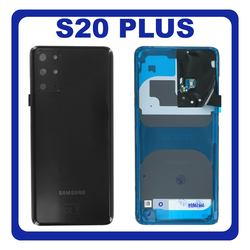 &Gamma;&nu;ή&sigma;&iota;&alpha; Original Samsung Galaxy S20 Plus (SM-G985, SM-G985F, SM-G985F/DS) Rear Back Battery Cover &Pi;ί&sigma;&omega; &Kappa;ά&lambda;&upsilon;&mu;&mu;&alpha; &Kappa;&alpha;&pi;ά&kappa;&iota; &Pi;&lambda;ά&tau;&eta; &Mu;&pi;&alpha;&tau;&alpha;&rho;ί&alpha;&sigmaf; Black &Mu;&alpha;ύ&rho;&omicron; GH82-22026A GH82-22032A (Service Pack by Samsung)