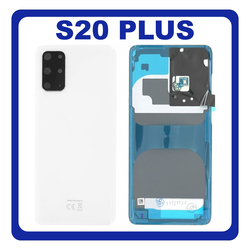 &Gamma;&nu;ή&sigma;&iota;&alpha; Original Samsung Galaxy S20 Plus (SM-G985, SM-G985F, SM-G985F/DS) Rear Back Battery Cover &Pi;ί&sigma;&omega; &Kappa;ά&lambda;&upsilon;&mu;&mu;&alpha; &Kappa;&alpha;&pi;ά&kappa;&iota; &Pi;&lambda;ά&tau;&eta; &Mu;&pi;&alpha;&tau;&alpha;&rho;ί&alpha;&sigmaf; White Ά&sigma;&pi;&rho;&omicron; GH82-22032B GH82-21634B​ (Service Pack by Samsung)