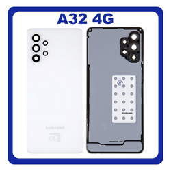 &Gamma;&nu;ή&sigma;&iota;&alpha; Original Samsung Galaxy A32 4G (SM-A325F, SM-A325F/DS, SM-A325M, SM-A325N) Rear Back Battery Cover &Pi;ί&sigma;&omega; &Kappa;ά&lambda;&upsilon;&mu;&mu;&alpha; &Kappa;&alpha;&pi;ά&kappa;&iota; &Pi;&lambda;ά&tau;&eta; &Mu;&pi;&alpha;&tau;&alpha;&rho;ί&alpha;&sigmaf; + Camera Lens &Tau;&zeta;&alpha;&mu;ά&kappa;&iota; &Kappa;ά&mu;&epsilon;&rho;&alpha;&sigmaf; Awesome White Ά&sigma;&pi;&rho;&omicron; GH82-25545B (Service Pack By Samsung)
