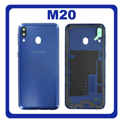 &Gamma;&nu;ή&sigma;&iota;&alpha; Original Samsung Galaxy M20 (SM-M205F, SM-M205FN) Battery Cover &Kappa;&alpha;&pi;ά&kappa;&iota; &Mu;&pi;&alpha;&tau;&alpha;&rho;ί&alpha;&sigmaf; Blue &Mu;&pi;&lambda;&epsilon; GH82-19215B (Service Pack By Samsung)