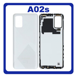 &Gamma;&nu;ή&sigma;&iota;&alpha; Original Samsung Galaxy A02s, Galaxy A 02s (SM-A025F, SM-A025F/DS), Rear Back Battery Cover &Pi;ί&sigma;&omega; &Kappa;ά&lambda;&upsilon;&mu;&mu;&alpha; &Kappa;&alpha;&pi;ά&kappa;&iota; &Pi;&lambda;ά&tau;&eta; &Mu;&pi;&alpha;&tau;&alpha;&rho;ί&alpha;&sigmaf; White Ά&sigma;&pi;&rho;&omicron; GH81-20242A (Service Pack By Samsung)
