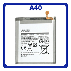 HQ OEM &Sigma;&upsilon;&mu;&beta;&alpha;&tau;ό &Gamma;&iota;&alpha; Samsung Galaxy A40 (SM-A405F, SM-A405FN) Battery &Mu;&pi;&alpha;&tau;&alpha;&rho;ί&alpha; Li-Ion 3100 mAh EB-BA405ABE Bulk (Grade AAA+++)​