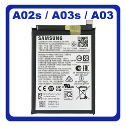 &Gamma;&nu;ή&sigma;&iota;&alpha; Original Samsung Galaxy A02s (SM-A037G, SM-A037U​), A03s (SM-A037G, SM-A037U​), A03 (SM-A035F, SM-A035F/DS), Battery &Mu;&pi;&alpha;&tau;&alpha;&rho;ί&alpha; Li-Po 5000 mAh HQ-50S GH81-20119A, GH81-21636A GH81-21239A (Service Pack By Samsung)