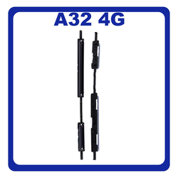 &Gamma;&nu;ή&sigma;&iota;&alpha; Original Samsung Galaxy A32, A 32 (SM-A325F, SM-A325F/DS) Power Key Flex Cable On/Off + Volume Key Buttons &Kappa;&alpha;&lambda;&omega;&delta;&iota;&omicron;&tau;&alpha;&iota;&nu;ί&alpha; &Pi;&lambda;ή&kappa;&tau;&rho;&omega;&nu; &Epsilon;&kappa;&kappa;ί&nu;&eta;&sigma;&eta;&sigmaf; + Έ&nu;&tau;&alpha;&sigma;&eta;&sigmaf; Ή&chi;&omicron;&upsilon; Awesome Black &Mu;&alpha;ύ&rho;&omicron; GH64-08389A (Service Pack By Samsung)