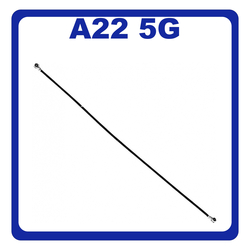 Original &Gamma;&nu;ή&sigma;&iota;&omicron; Samsung Galaxy A22 5G A226 (SM-A226B, SM-A226B/DS, SM-A226B/DSN) CBF Coaxial Antenna Cable &Kappa;&alpha;&lambda;ώ&delta;&iota;&omicron; &Kappa;&epsilon;&rho;&alpha;ί&alpha;&sigmaf; &Omicron;&mu;&omicron;&alpha;&xi;&omicron;&nu;&iota;&kappa;ό Black &Mu;&alpha;ύ&rho;&omicron; GH81-20734A (Service Pack By Samsung)
