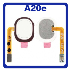 &Gamma;&nu;ή&sigma;&iota;&omicron; Original Samsung Galaxy A20e 2019 A202 (SM-A202F, SM-A202K, SM-A202F/DS) &Kappa;&epsilon;&nu;&tau;&rho;&iota;&kappa;ό &Kappa;&omicron;&upsilon;&mu;&pi;ί &Pi;&lambda;ή&kappa;&tau;&rho;&omicron; Home Button + Flex Cable White Ά&sigma;&pi;&rho;&omicron; GH96-12565B (Service Pack By Samsung)