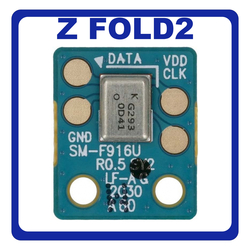 &Gamma;&nu;ή&sigma;&iota;&omicron; Original Samsung Galaxy Z Fold2 5G , Z Fold 2 5G F916 (SM-F916B, SM-F916U, SM-F916U1, SM-F916N) &Kappa;&alpha;&lambda;&omega;&delta;&iota;&omicron;&tau;&alpha;&iota;&nu;ί&alpha; &Mu;&iota;&kappa;&rho;ό&phi;&omega;&nu;&omicron; Microphone Mic Flex Board GH59-15348A (Service Pack By Samsung)
