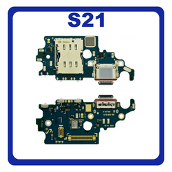 Original &Gamma;&nu;ή&sigma;&iota;&omicron; Samsung Galaxy S21 5G 2021 G991 (G991B, G991B/DS) &Kappa;&Alpha;&Lambda;&Omega;&Delta;&Iota;&Omicron;&Tau;&Alpha;&Iota;&Nu;&Iota;&Alpha; &Phi;&Omicron;&Rho;&Tau;&Iota;&Sigma;&Eta;&Sigma; SUB CHARGING BOARD (CHARGE CONNECTOR DOCK FLEX) + MIC &Mu;&Iota;&Kappa;&Rho;&Omicron;&Phi;&Omega;&Nu;&Omicron; + SIM READER TYPE-C USB PLUG GH96-14033A (Service Pack By Samsung)