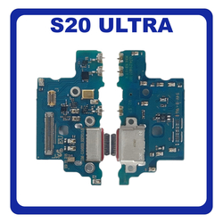 HQ OEM &Sigma;&upsilon;&mu;&beta;&alpha;&tau;ό &Gamma;&iota;&alpha; Samsung Galaxy S20 Ultra (SM-G988B/DS) USB Type-C Charging Dock Connector Flex Sub Board, &Kappa;&alpha;&lambda;&omega;&delta;&iota;&omicron;&tau;&alpha;&iota;&nu;ί&alpha; &Upsilon;&pi;ό &Pi;&lambda;&alpha;&kappa;έ&tau;&alpha; &Phi;ό&rho;&tau;&iota;&sigma;&eta;&sigmaf; + Microphone &Mu;&iota;&kappa;&rho;ό&phi;&omega;&nu;&omicron; (Premium A+)