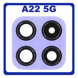Original &Gamma;&nu;ή&sigma;&iota;&omicron; Samsung Galaxy A22 5G A226 (SM-A226B, SM-A226B/DS, SM-A226B/DSN) Rear Back Camera Glass Lens &Pi;ί&sigma;&omega; &Tau;&zeta;&alpha;&mu;ά&kappa;&iota; &Kappa;ά&mu;&epsilon;&rho;&alpha;&sigmaf; Violet &Mu;&omega;&beta; GH81-20710A (Service Pack By Samsung)