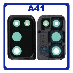 Original &Gamma;&nu;ή&sigma;&iota;&omicron; Samsung Galaxy A41 A415 (SM-A415F/DSN, SM-A415F/DSM, SM-A415F, SM-A415F/DS) Deco Frame For Rear Back Camera Lens &Delta;&iota;&alpha;&kappa;&omicron;&sigma;&mu;&eta;&tau;&iota;&kappa;ό &Pi;&lambda;&alpha;ί&sigma;&iota;&omicron; &Gamma;&iota;&alpha; &Pi;ί&sigma;&omega; &Tau;&zeta;&alpha;&mu;ά&kappa;&iota; &Kappa;ά&mu;&epsilon;&rho;&alpha;&sigmaf; Black &Mu;&alpha;ύ&rho;&omicron; GH98-45276A (Service Pack By Samsung)
