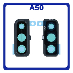 &Gamma;&nu;ή&sigma;&iota;&alpha; Original Samsung Galaxy A50, Galaxy A 50 (SM-A505F, SM-A505FN) Rear Back Camera Frame &Pi;ί&sigma;&omega; &Pi;&lambda;&alpha;ί&sigma;&iota;&omicron; &Kappa;ά&mu;&epsilon;&rho;&alpha;&sigmaf; + Lens &Tau;&zeta;&alpha;&mu;ά&kappa;&iota; &Kappa;ά&mu;&epsilon;&rho;&alpha;&sigmaf; Black &Mu;&alpha;ύ&rho;&omicron; GH98-44064A (Service Pack By Samsung)