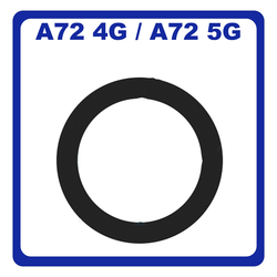 &Gamma;&nu;ή&sigma;&iota;&alpha; Original Samsung Galaxy A72 (SM-A725F, SM-A725F/DS), A72 5G (SM-A726B, SM-A726B/DS) Rear Back Camera Glass Lens &Pi;ί&sigma;&omega; &Tau;&zeta;&alpha;&mu;ά&kappa;&iota; &Kappa;ά&mu;&epsilon;&rho;&alpha;&sigmaf; Awesome Black &Mu;&alpha;ύ&rho;&omicron; GH64-08408A (Service Pack By Samsung)​​