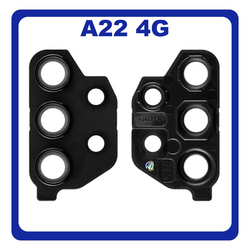 &Gamma;&nu;ή&sigma;&iota;&alpha; Original Samsung Galaxy A22 4G, A 22 4G (SM-A225F, SM-A225F/DS) Rear Back Camera Glass Lens &Pi;ί&sigma;&omega; &Tau;&zeta;&alpha;&mu;ά&kappa;&iota; &Kappa;ά&mu;&epsilon;&rho;&alpha;&sigmaf; Black &Mu;&alpha;ύ&rho;&omicron; GH64-08474A (Service Pack By Samsung)