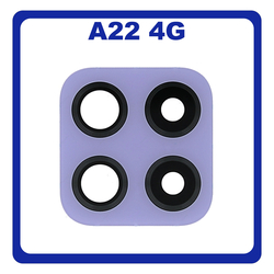 &Gamma;&nu;ή&sigma;&iota;&alpha; Original Samsung Galaxy A22 4G, A 22 4G (SM-A225F, SM-A225F/DS) Rear Back Camera Glass Lens &Pi;ί&sigma;&omega; &Tau;&zeta;&alpha;&mu;ά&kappa;&iota; &Kappa;ά&mu;&epsilon;&rho;&alpha;&sigmaf; Violet &Beta;&iota;&omicron;&lambda;&epsilon;&tau;ή GH64-08474C​ (Service Pack By Samsung)
