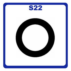 &Gamma;&nu;ή&sigma;&iota;&alpha; Original Samsung Galaxy S22 5G (SM-S901B), (Wide) Rear Back Camera Glass Lens &Pi;ί&sigma;&omega; &Tau;&zeta;&alpha;&mu;ά&kappa;&iota; &Kappa;ά&mu;&epsilon;&rho;&alpha;&sigmaf; Black &Mu;&alpha;ύ&rho;&omicron; GH64-08648A (Service Pack By Samsung)