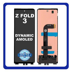 Original &Gamma;&nu;ή&sigma;&iota;&omicron; Samsung Galaxy Z Fold 3 5G (SM-F926B, SM-F926B/DS) Dynamic AMOLED LCD Display Screen &Omicron;&theta;ό&nu;&eta; + Touch Screen Digitizer &Mu;&eta;&chi;&alpha;&nu;&iota;&sigma;&mu;ό&sigmaf; &Alpha;&phi;ή&sigmaf; Black &Mu;&alpha;ύ&rho;&omicron; GH82-26238A (Service Pack By Samsung)