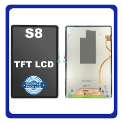 &Gamma;&nu;ή&sigma;&iota;&alpha; Original Samsung Galaxy Tab S8 11.0 (SM-X700, SM-X706, SM-X706B) TFT LCD Display Screen Assembly &Omicron;&theta;ό&nu;&eta; + Touch Screen Digitizer &Mu;&eta;&chi;&alpha;&nu;&iota;&sigma;&mu;ό&sigmaf; &Alpha;&phi;ή&sigmaf; + Frame Bezel &Pi;&lambda;&alpha;ί&sigma;&iota;&omicron; &Sigma;&alpha;&sigma;ί Black &Mu;&alpha;ύ&rho;&omicron; GH82-27901A (Service Pack By Samsung)