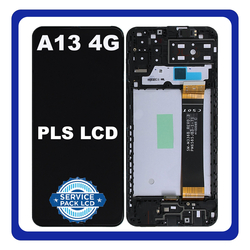 &Gamma;&nu;ή&sigma;&iota;&alpha; Original Samsung Galaxy A13 4G (SM-A135F, SM-A135F/DS), PLS LCD &Omicron;&theta;ό&nu;&eta; + Touch &Mu;&eta;&chi;&alpha;&nu;&iota;&sigma;&mu;ό&sigmaf; &Alpha;&phi;ή&sigmaf; + Frame Bezel &Pi;&lambda;&alpha;ί&sigma;&iota;&omicron; &Sigma;&alpha;&sigma;ί Black &Mu;&alpha;ύ&rho;&omicron; GH82-28508A (Service Pack By Samsung)