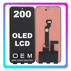 HQ OEM &Sigma;&upsilon;&mu;&beta;&alpha;&tau;ό &Mu;&epsilon; Honor 200 (ELI-AN00, ELI-NX9) OLED LCD Display Screen Assembly &Omicron;&theta;ό&nu;&eta; + Touch Screen Digitizer &Mu;&eta;&chi;&alpha;&nu;&iota;&sigma;&mu;ό&sigmaf; &Alpha;&phi;ή&sigmaf; Black &Mu;&alpha;ύ&rho;&omicron; (Premium A+)
