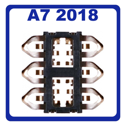 Original &Gamma;&nu;ή&sigma;&iota;&omicron; Samsung Galaxy A7 2018 A750 , A50 A505 , A10 A105 , A70 A705 , A51 A515 , A71 A715 SIM Card Tray Reader &Alpha;&nu;&alpha;&gamma;&nu;ώ&sigma;&tau;&eta;&sigmaf; &Kappa;ά&rho;&tau;&alpha;&sigmaf; SIM 3709-001934 (Service Pack By Samsung)