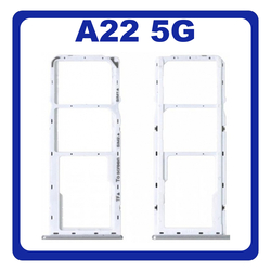 &Gamma;&nu;ή&sigma;&iota;&omicron; Original Samsung Galaxy A22 5G A226 (SM-A226B, SM-A226B/DS, SM-A226B/DSN) SIM Card Tray Cover Assy + Micro SD Tray Slot &Upsilon;&pi;&omicron;&delta;&omicron;&chi;έ&alpha;&sigmaf; &Beta;ά&sigma;&eta; &Theta;ή&kappa;&eta; &Kappa;ά&rho;&tau;&alpha;&sigmaf; SIM &Kappa;ά&lambda;&upsilon;&mu;&mu;&alpha; White Ά&sigma;&pi;&rho;&omicron; GH81-20744A (Service Pack By Samsung)