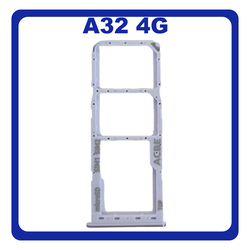 &Gamma;&nu;ή&sigma;&iota;&alpha; Original Samsung Galaxy A32 4G (SM-A325F, SM-A325F/DS, SM-A325M, SM-A325N) SIM Card Tray + Micro SD Tray Slot &Upsilon;&pi;&omicron;&delta;&omicron;&chi;έ&alpha;&sigmaf; &Beta;ά&sigma;&eta; &Theta;ή&kappa;&eta; &Kappa;ά&rho;&tau;&alpha;&sigmaf; SIM Awesome Violet &Beta;&iota;&omicron;&lambda;&epsilon;&tau;ή GH98-46409D​ (Service Pack By Samsung)