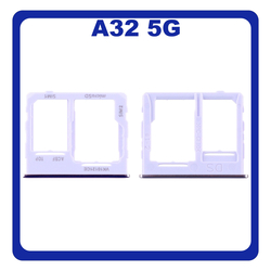 &Gamma;&nu;ή&sigma;&iota;&alpha; Original Samsung Galaxy A32 5G, A 32 5G (SM-A326B, SM-A326B/DS) SIM Card Tray + Micro SD Tray Slot &Upsilon;&pi;&omicron;&delta;&omicron;&chi;έ&alpha;&sigmaf; &Beta;ά&sigma;&eta; &Theta;ή&kappa;&eta; &Kappa;ά&rho;&tau;&alpha;&sigmaf; SIM Awesome Violet &Beta;&iota;&omicron;&lambda;&epsilon;&tau;ή GH63-19393D​ (Service Pack By Samsung)