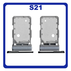 &Gamma;&nu;ή&sigma;&iota;&alpha; Original Samsung Galaxy S21 5G (SM-G991B, SM-G991B/DS) Sim Card Tray Dual Sim &Upsilon;&pi;&omicron;&delta;&omicron;&chi;έ&alpha;&sigmaf; &Theta;ή&kappa;&eta;&sigmaf; &Kappa;ά&rho;&tau;&alpha;&sigmaf; Sim Phantom Gray &Mu;&alpha;ύ&rho;&omicron; GH98-46193A (Service Pack By Samsung)