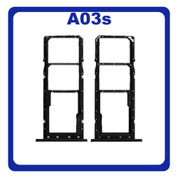 &Gamma;&nu;ή&sigma;&iota;&alpha; Original Samsung Galaxy A03s (SM-A037G, SM-A037U​) SIM Card Tray + Micro SD Tray Slot &Upsilon;&pi;&omicron;&delta;&omicron;&chi;έ&alpha;&sigmaf; &Beta;ά&sigma;&eta; &Theta;ή&kappa;&eta; &Kappa;ά&rho;&tau;&alpha;&sigmaf; SIM Black &Mu;&alpha;ύ&rho;&omicron; GH81-21254A (Service Pack By Samsung)