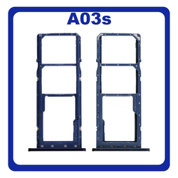 &Gamma;&nu;ή&sigma;&iota;&alpha; Original Samsung Galaxy A03s (SM-A037G, SM-A037U​) SIM Card Tray + Micro SD Tray Slot &Upsilon;&pi;&omicron;&delta;&omicron;&chi;έ&alpha;&sigmaf; &Beta;ά&sigma;&eta; &Theta;ή&kappa;&eta; &Kappa;ά&rho;&tau;&alpha;&sigmaf; SIM Blue &Mu;&pi;&lambda;&epsilon; GH81-21255A (Service Pack By Samsung)