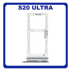 &Gamma;&nu;ή&sigma;&iota;&alpha; Original Samsung Galaxy S20 Ultra (SM-G988B/DS) Sim Card Tray Dual Sim &Upsilon;&pi;&omicron;&delta;&omicron;&chi;έ&alpha;&sigmaf; &Theta;ή&kappa;&eta;&sigmaf; &Kappa;ά&rho;&tau;&alpha;&sigmaf; Sim Cosmic Grey &Gamma;&kappa;&rho;&iota; GH98-45080B (Service Pack By Samsung)