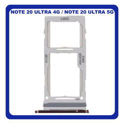 &Gamma;&nu;ή&sigma;&iota;&alpha; Original Samsung Galaxy Note 20 Ultra N985 (N985F) , Note20 Ultra 5G N986 (N986B) SIM Card Tray + Micro SD Tray Slot &Upsilon;&pi;&omicron;&delta;&omicron;&chi;έ&alpha;&sigmaf; &Beta;ά&sigma;&eta; &Theta;ή&kappa;&eta; &Kappa;ά&rho;&tau;&alpha;&sigmaf; SIM Mystic Bronze GH98-45806D (Service Pack By Samsung)