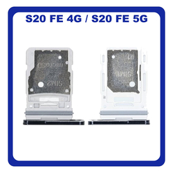 &Gamma;&nu;ή&sigma;&iota;&alpha; Original Samsung Galaxy S20 FE 4G (SM-G780F), Galaxy S20 FE 5G (SM-G781B) SIM Card Tray + Micro SD Tray Slot &Upsilon;&pi;&omicron;&delta;&omicron;&chi;έ&alpha;&sigmaf; &Beta;ά&sigma;&eta; &Theta;ή&kappa;&eta; &Kappa;ά&rho;&tau;&alpha;&sigmaf; SIM Cloud Navy &Mu;&alpha;ύ&rho;&omicron; GH98-46007A (Service Pack By Samsung)