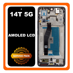 &Gamma;&nu;ή&sigma;&iota;&alpha; Original Xiaomi 14T 5G (2406APNFAG) AMOLED LCD Display Screen Assembly &Omicron;&theta;ό&nu;&eta; + Touch Screen Digitizer &Mu;&eta;&chi;&alpha;&nu;&iota;&sigma;&mu;ό&sigmaf; &Alpha;&phi;ή&sigmaf; + Frame Bezel &Pi;&lambda;&alpha;ί&sigma;&iota;&omicron; &Sigma;&alpha;&sigma;ί Black &Mu;&alpha;ύ&rho;&omicron; 5600030N12A00 (Service Pack By Xiaomi)