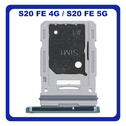&Gamma;&nu;ή&sigma;&iota;&alpha; Original Samsung Galaxy S20 FE 4G (SM-G780F), Galaxy S20 FE 5G (SM-G781B) SIM Card Tray + Micro SD Tray Slot &Upsilon;&pi;&omicron;&delta;&omicron;&chi;έ&alpha;&sigmaf; &Beta;ά&sigma;&eta; &Theta;ή&kappa;&eta; &Kappa;ά&rho;&tau;&alpha;&sigmaf; SIM Cloud Mint &Pi;&rho;ά&sigma;&iota;&nu;&omicron; GH98-46007D (Service Pack By Samsung)