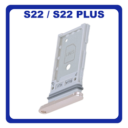 &Gamma;&nu;ή&sigma;&iota;&alpha; Original Samsung Galaxy S22 5G (SM-S901B), S22+ 5G, S22 Plus 5G (SM-S906B) Sim Card Tray Dual Sim &Upsilon;&pi;&omicron;&delta;&omicron;&chi;έ&alpha;&sigmaf; &Theta;ή&kappa;&eta;&sigmaf; &Kappa;ά&rho;&tau;&alpha;&sigmaf; Sim Pink Gold GH98-47086D (Service Pack By Samsung)