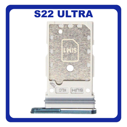 &Gamma;&nu;ή&sigma;&iota;&alpha; Original Samsung Galaxy S22 Ultra 5G (SM-S908B, SM-S908B/DS) Sim Card Tray Dual Sim &Upsilon;&pi;&omicron;&delta;&omicron;&chi;έ&alpha;&sigmaf; &Theta;ή&kappa;&eta;&sigmaf; &Kappa;ά&rho;&tau;&alpha;&sigmaf; Sim Green &Pi;&rho;ά&sigma;&iota;&nu;&omicron; GH98-47138D (Service Pack By Samsung)