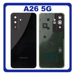 &Gamma;&nu;ή&sigma;&iota;&alpha; Original Samsung Galaxy A26 5G (SM-A266E, SM-A266E/DS) Rear Back Battery Cover &Pi;ί&sigma;&omega; &Kappa;&alpha;&pi;ά&kappa;&iota; &Pi;&lambda;ά&tau;&eta; &Mu;&pi;&alpha;&tau;&alpha;&rho;ί&alpha;&sigmaf; Black &Mu;&alpha;ύ&rho;&omicron; GH82-37020A (Service Pack By Samsung)