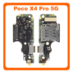 &Gamma;&nu;ή&sigma;&iota;&alpha; Original Poco X4 Pro 5G (2201116PG) USB Type-C Charging Dock Connector Flex Sub Board, &Kappa;&alpha;&lambda;&omega;&delta;&iota;&omicron;&tau;&alpha;&iota;&nu;ί&alpha; &Upsilon;&pi;ό &Pi;&lambda;&alpha;&kappa;έ&tau;&alpha; &Phi;ό&rho;&tau;&iota;&sigma;&eta;&sigmaf; + Microphone &Mu;&iota;&kappa;&rho;ό&phi;&omega;&nu;&omicron; + Sim Reader 5600020K6P00 (Service Pack By Xiaomi)
