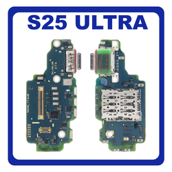 &Gamma;&nu;ή&sigma;&iota;&alpha; Original Samsung Galaxy S25 Ultra (SM-S938B, SM-S938B/DS) USB Type-C Charging Dock Connector Flex Sub Board, &Kappa;&alpha;&lambda;&omega;&delta;&iota;&omicron;&tau;&alpha;&iota;&nu;ί&alpha; &Upsilon;&pi;ό &Pi;&lambda;&alpha;&kappa;έ&tau;&alpha; &Phi;ό&rho;&tau;&iota;&sigma;&eta;&sigmaf; + Microphone &Mu;&iota;&kappa;&rho;ό&phi;&omega;&nu;&omicron; + Sim Reader GH96-18321A (Service Pack By Samsung)