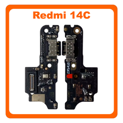 &Gamma;&nu;ή&sigma;&iota;&alpha; Original Xiaomi Redmi 14C 4G (2411DRN47C, 2409BRN2CA) USB Type-C Charging Dock Connector Flex Sub Board, &Kappa;&alpha;&lambda;&omega;&delta;&iota;&omicron;&tau;&alpha;&iota;&nu;ί&alpha; &Upsilon;&pi;ό &Pi;&lambda;&alpha;&kappa;έ&tau;&alpha; &Phi;ό&rho;&tau;&iota;&sigma;&eta;&sigmaf; + Microphone &Mu;&iota;&kappa;&rho;ό&phi;&omega;&nu;&omicron; (Service Pack By Xiaomi)