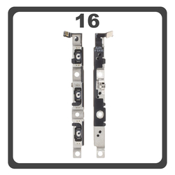 HQ OEM &Sigma;&upsilon;&mu;&beta;&alpha;&tau;ό &Mu;&epsilon; Apple iPhone 16 (A3287, A3081, A3286, A3288) Volume Key Buttons Flex Cable &Kappa;&alpha;&lambda;&omega;&delta;&iota;&omicron;&tau;&alpha;&iota;&nu;ί&alpha; Έ&nu;&tau;&alpha;&sigma;&eta;&sigmaf; Ή&chi;&omicron;&upsilon; + Metal Bracket (Premium A+)