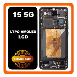 &Gamma;&nu;ή&sigma;&iota;&alpha; Original Xiaomi 15 5G (24129PN74G, 24129PN74I, 24129PN74C) LTPO AMOLED LCD Display Screen Assembly &Omicron;&theta;ό&nu;&eta; + Touch Screen Digitizer &Mu;&eta;&chi;&alpha;&nu;&iota;&sigma;&mu;ό&sigmaf; &Alpha;&phi;ή&sigmaf; + Frame Bezel &Pi;&lambda;&alpha;ί&sigma;&iota;&omicron; &Sigma;&alpha;&sigma;ί Black &Mu;&alpha;ύ&rho;&omicron; 560061000O300 (Service Pack By Xiaomi)