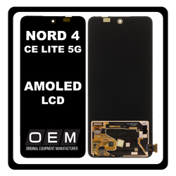 HQ OEM &Sigma;&upsilon;&mu;&beta;&alpha;&tau;ό &Mu;&epsilon; OnePlus Nord CE 4 Lite 5G, Nord CE4 Lite  Amoled LCD Display Screen Assembly &Omicron;&theta;ό&nu;&eta; + Touch Screen Digitizer &Mu;&eta;&chi;&alpha;&nu;&iota;&sigma;&mu;ό&sigmaf; &Alpha;&phi;ή&sigmaf; Black &Mu;&alpha;ύ&rho;&omicron; (Premium A+)