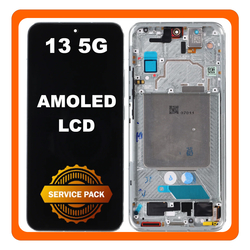 &Gamma;&nu;ή&sigma;&iota;&alpha; Original Xiaomi 13 5G (2211133C, 2211133G), AMOLED LCD Display Screen Assembly &Omicron;&theta;ό&nu;&eta; + Touch Screen Digitizer &Mu;&eta;&chi;&alpha;&nu;&iota;&sigma;&mu;ό&sigmaf; &Alpha;&phi;ή&sigmaf; Lite Green &Pi;&rho;ά&sigma;&iota;&nu;&omicron; 56000500M300 (Service Pack By Xiaomi)