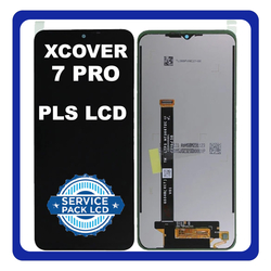 &Gamma;&nu;ή&sigma;&iota;&alpha; Original Samsung Galaxy Xcover 7 Pro, Galaxy Xcover7 Pro (SM-G766B, SM-G766BU1) PLS LCD Display Screen Assembly &Omicron;&theta;ό&nu;&eta; + Touch Screen Digitizer &Mu;&eta;&chi;&alpha;&nu;&iota;&sigma;&mu;ό&sigmaf; &Alpha;&phi;ή&sigmaf; Black &Mu;&alpha;ύ&rho;&omicron; GH82-37375A (Service Pack By Samsung)