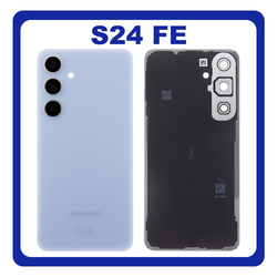 &Gamma;&nu;ή&sigma;&iota;&alpha; Original Samsung Galaxy S24 FE (SM-S721B, SM-S721B/DS) Rear Back Battery Cover &Pi;ί&sigma;&omega; &Kappa;&alpha;&pi;ά&kappa;&iota; &Pi;&lambda;ά&tau;&eta; &Mu;&pi;&alpha;&tau;&alpha;&rho;ί&alpha;&sigmaf; Blue &Mu;&pi;&lambda;&epsilon; GH82-35832E (Service Pack By Samsung)